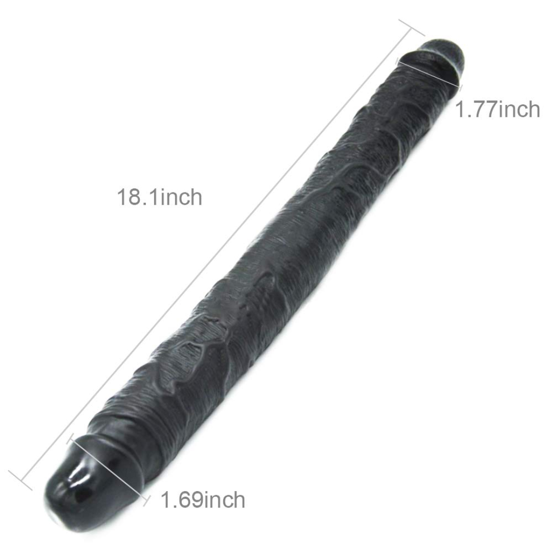 sex toys 18.1-Inch Double-Ended Dildo – Flexible Realistic Dildo for G-Spot &amp; Anal Stimulation | Intimate Adult Sex Toy for Women &amp; Couples | Discreet UAE-Friendly Design