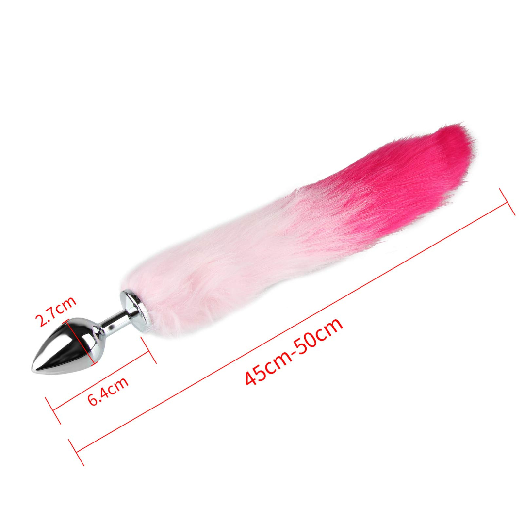Faux Fur Fox Tail Butt Plug – Metal Anal Plug with Furry Animal Tail for Women & Men | Cosplay Sex Toy, BDSM Roleplay, UAE Adult Toys


