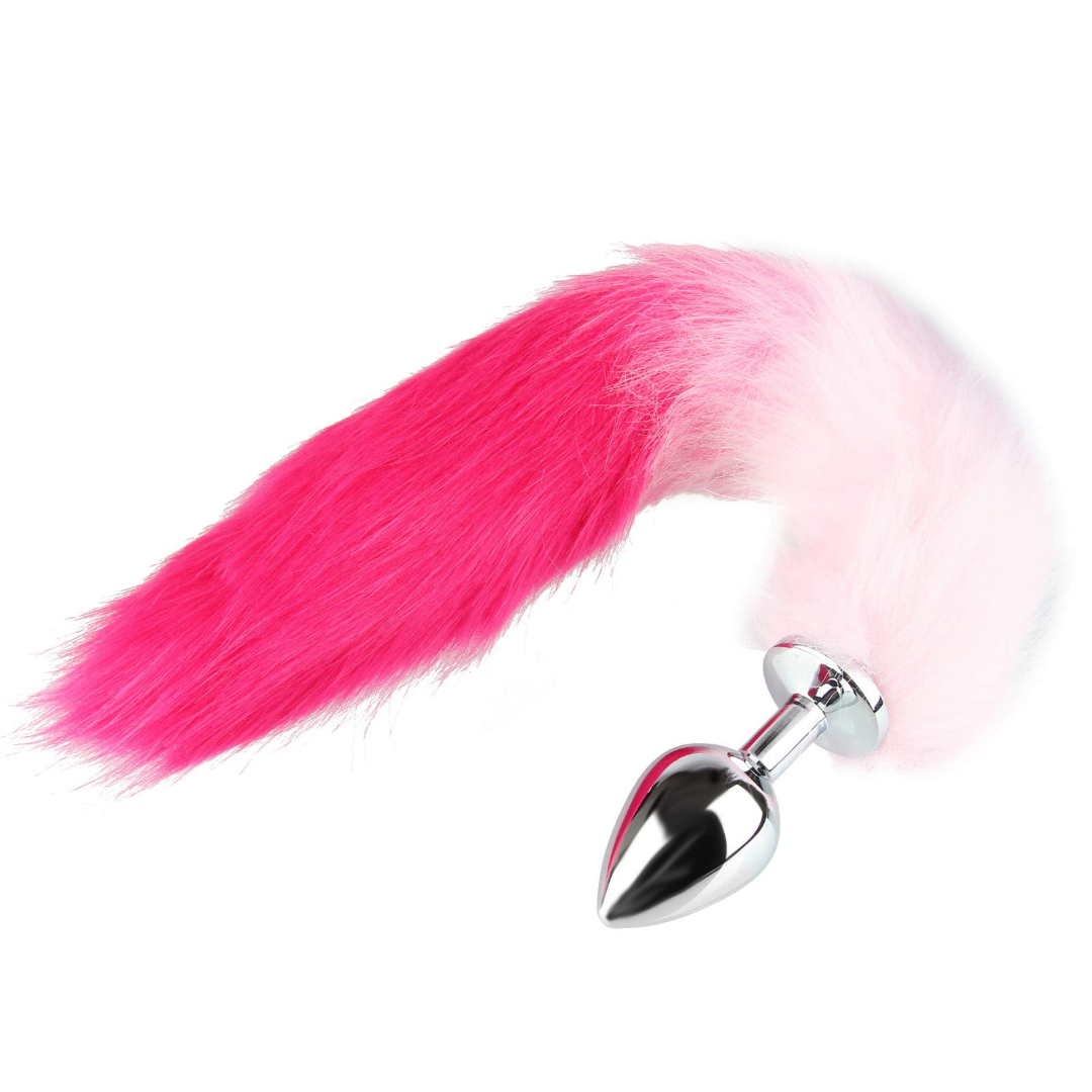 Faux Fur Fox Tail Butt Plug – Metal Anal Plug with Furry Animal Tail for Women & Men | Cosplay Sex Toy, BDSM Roleplay, UAE Adult Toys

