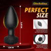 41hC2uM1DML sex toys Anal Plug with Wireless Remote – 10 Vibration Frequencies | Small Vibrating Butt Plug for Men & Women, Prostate Massager | Adult Sex Toys in Dubai & UAE