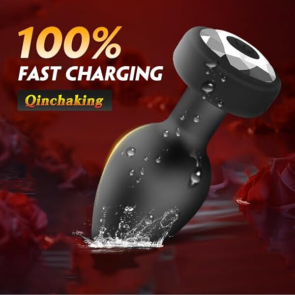 41mEsct8quL sex toys Anal Plug with Wireless Remote – 10 Vibration Frequencies | Small Vibrating Butt Plug for Men & Women, Prostate Massager | Adult Sex Toys in Dubai & UAE