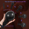 bead Style-07 sex toys New Silicone Inflatable Anal Plug with Solid Center Shaft – Body-Safe Silicone Anal Balloon Pump with Quick Release Valve – Perfect for Men, Women, and Beginners