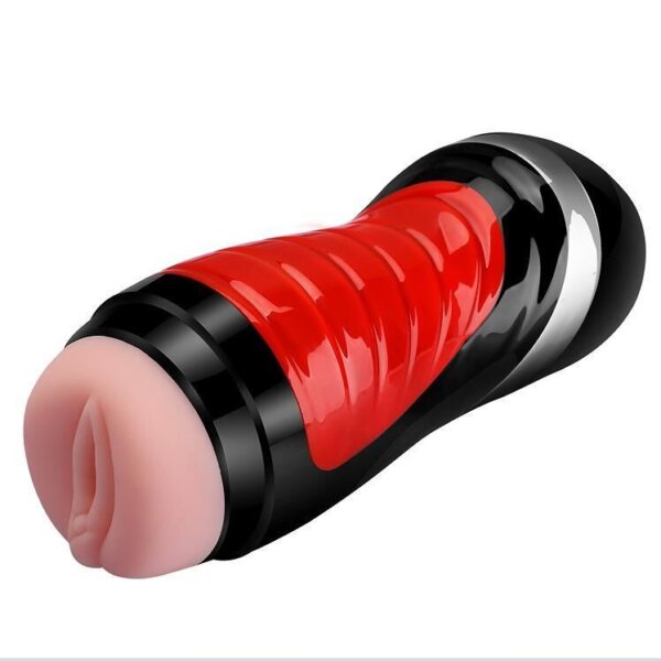 Male Masturbator Sex Machine – Vibrating & Rotating Penis Stroker with 360° Mouth Expansion | Adult Toy for Training & Endurance in UAE