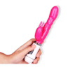 Thrusting Dildo Vibrator Adult Toys for Women - Sex Toys Dildos Rabbit G Spot Vibrator with 3 Fast Thrusting & 10 Vibration Modes, Silicone Clitoral Stimulator Adult Sex Toy for Women Couple