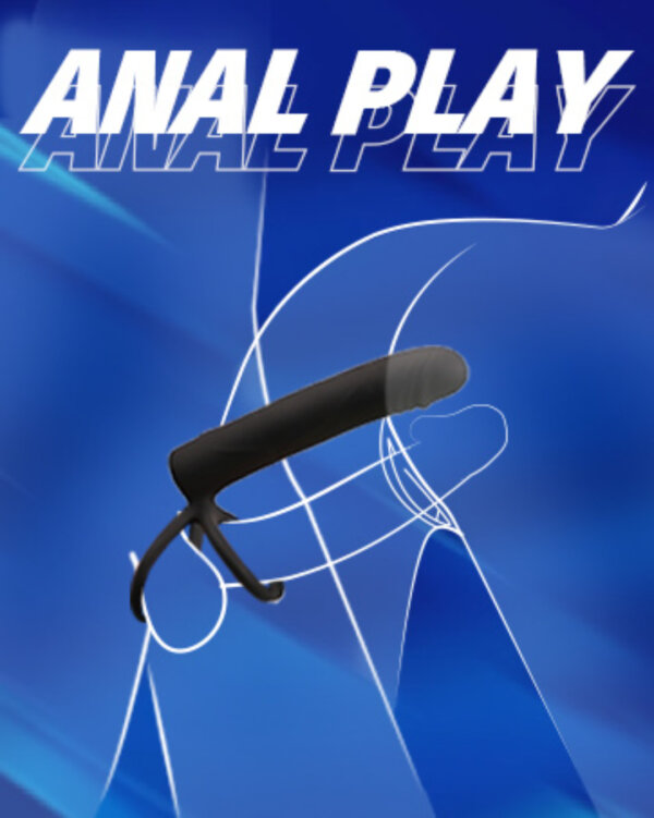 sex toys Strap-On Anal Dildo Vibrator for Men with Vibrating Cock Ring – Dual Penetration Adult Sex Toy for Couples | 10 Vibration Modes | Intimate Wellness Pleasure Device – UAE Friendly